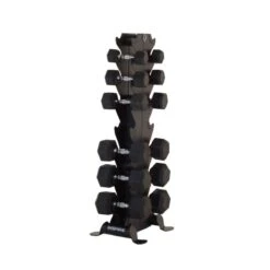 Inspire Fitness Vertical Dumbbell Rack -Fitness Equipment Store img 19 dbvr wweights 45 compressor