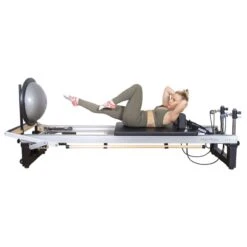 Align-Pilates A8-Pro Reformer With Standard Legs 8 Align-Pilates A8-Pro Reformer With Standard Legs -Fitness Equipment Store img 20 a8 pro lying compressor