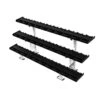 Hammer Strength HD Elite Three Tier Dumbbell Rack -Fitness Equipment Store img 20 hs 3tier empty white