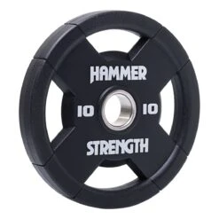 Hammer Strength Urethane Olympic Plates RNDX -Fitness Equipment Store img 20 hs opu 10kg 45 compressor