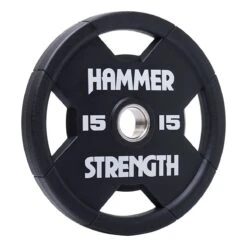 Hammer Strength Urethane Olympic Plates RNDX -Fitness Equipment Store img 20 hs opu 15kg 45 compressor