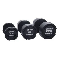 Hammer Strength Premium Rubber Dumbbell Sets