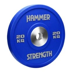 Hammer Strength Urethane Coloured Bumper Plate Pack 150kg -Fitness Equipment Store img 20 hs ubp blue 20kg compressor 1 1