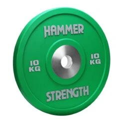 Hammer Strength Urethane Coloured Bumpers -Fitness Equipment Store img 20 hs ubp green 10kg compressor