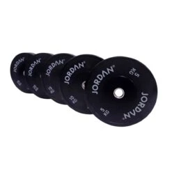 Jordan Olympic HG Black Rubber Bumper Plates (5kg - 25kg)