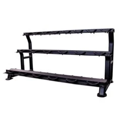 Jordan 10 Pair Dumbbell Rack With Saddles (3 Tier)