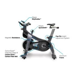 Stages SC2 Indoor Bike 10 Stages SC2 Indoor Bike -Fitness Equipment Store img 20 sc2 annotated side opti