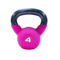 Jordan Coloured Neoprene Kettlebells (4kg - 40kg) -Fitness Equipment Store img 21 jtkbcn2 04 pink opti 1