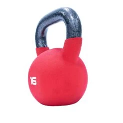 Jordan Coloured Neoprene Kettlebells (4kg - 40kg) -Fitness Equipment Store img 21 jtkbcn2 16 red opti