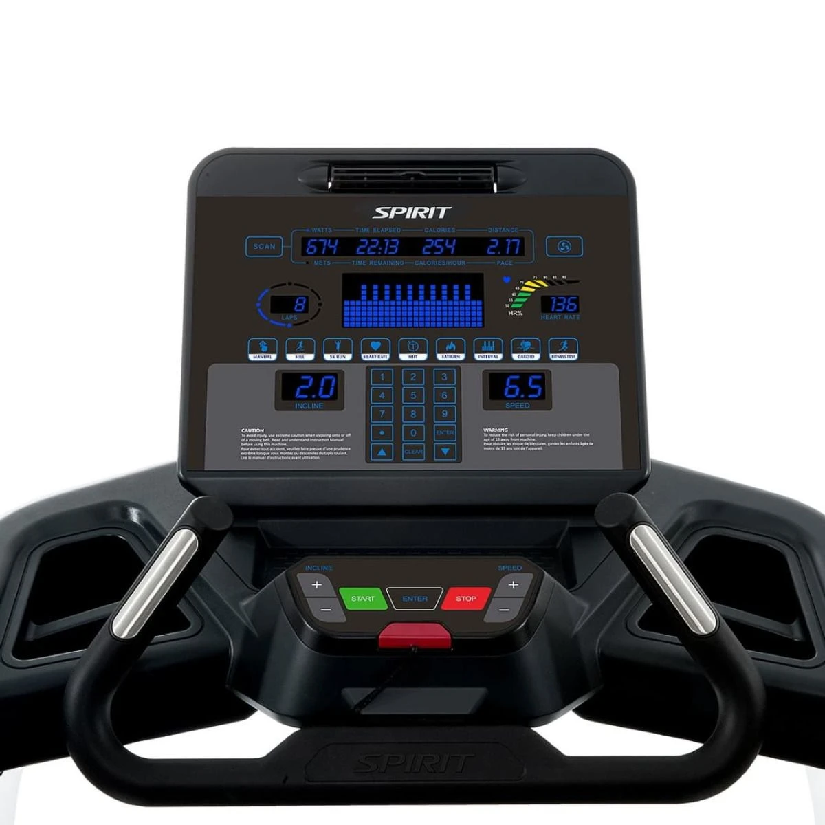 Spirit CT900 Commercial Treadmill - Graphite Grey 5 Spirit CT900 Commercial Treadmill - Graphite Grey - Image 3