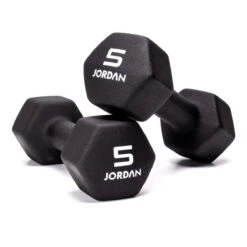 Jordan Neoprene Hex Studio Dumbbell Pairs (0.5kg - 10kg) -Fitness Equipment Store img 22 jf nsd 5 opti