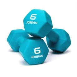 Jordan Neoprene Hex Studio Dumbbell Pairs (0.5kg - 10kg) -Fitness Equipment Store img 22 jf nsd 6 opti
