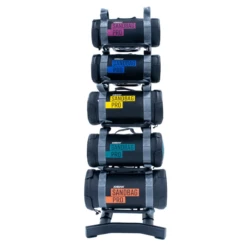 Jordan Sandbag/Powerbag Rack In Black -Fitness Equipment Store img 22 jtpbr 05blk facing opti