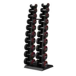 Jordan Vertical Dumbbell Racks (S-Series) -Fitness Equipment Store img 22 jtvdr2 blk full45