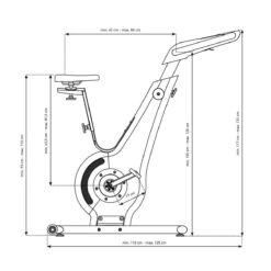 NOHRD Bike For Indoor Cycling 13 NOHRD Bike For Indoor Cycling -Fitness Equipment Store img 22 n bike dimensions
