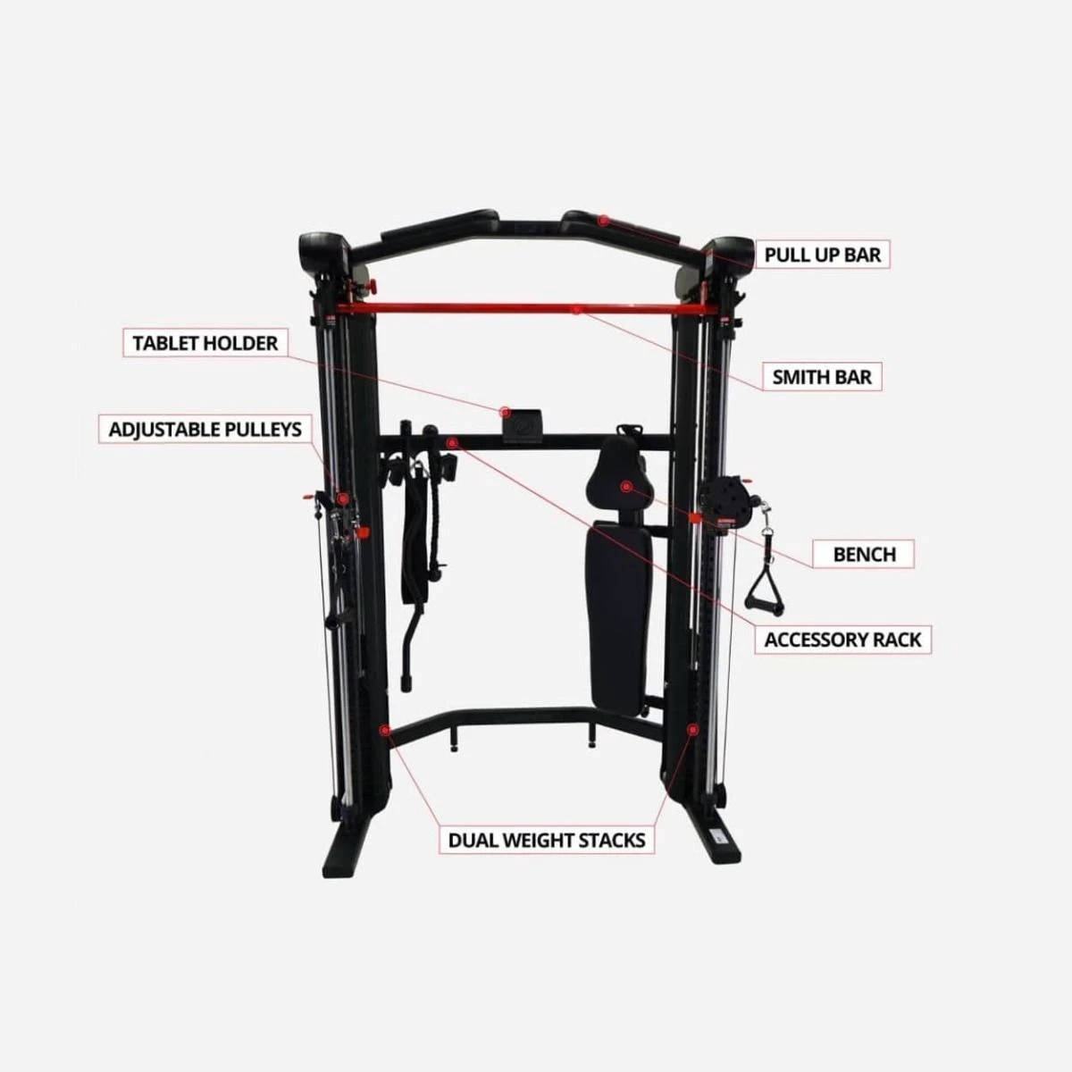 Inspire FItness SF3 Smith Functional Trainer 7 Inspire FItness SF3 Smith Functional Trainer - Image 5