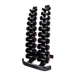 Jordan 10 Pair Vertical Dumbbell Racks -Fitness Equipment Store img 23 jtdr 05 10 blk full opti