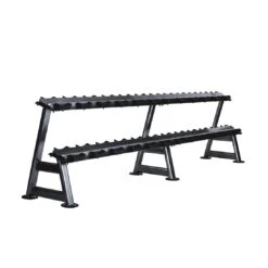 Jordan 12 Pair Dumbbell Rack With Saddles (2 Tier)