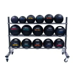 Jordan Medicine Ball Rack (Holds 16) In Black -Fitness Equipment Store img 23 jtmbs 20gry fullface opti