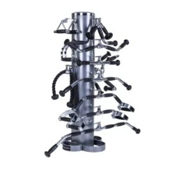 Jordan Cable Attachment Rack In Black -Fitness Equipment Store img 23 jtmr 15 gry full opti