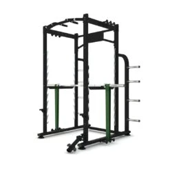 Jordan Power Rack With Attachments -Fitness Equipment Store img 23 jtpr power rack blk left opti