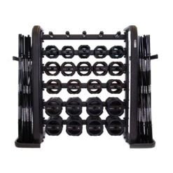 Jordan Ignite Pump X Rubber Studio Barbell Sets With Rack (Holds 30 Sets)