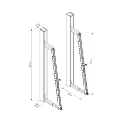 NOHRD SquatRack -Fitness Equipment Store img 23 n rack dimensions opti