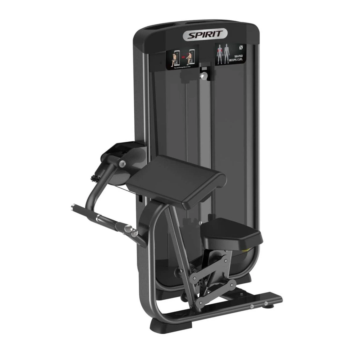 Spirit 35 Pin Select Seated Bicep Curl 4 Spirit 35 Pin Select Seated Bicep Curl - Image 2