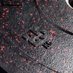 UKSF Speckled Pegasus Vulcanized Rubber Bumper Plates -Fitness Equipment Store img 23 uksf vulc 25kgred opti