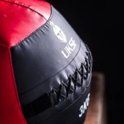 UKSF Black And Red Wall Balls -Fitness Equipment Store img 23 uksf wb closetop opti