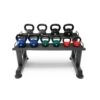 Physical Company 10 Vinyl Kettlebell Set With Rack 2 Physical Company 10 Vinyl Kettlebell Set With Rack -Fitness Equipment Store img 23 vkbrf facing opti