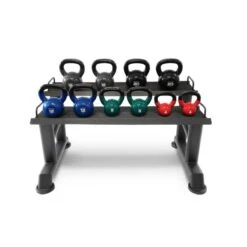 Physical Company 10 Vinyl Kettlebell Set With Rack