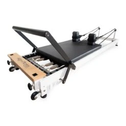 Align Pilates R8-Pro Pilates Reformer In White -Fitness Equipment Store img 24 ap papreformerr8w 45 opti