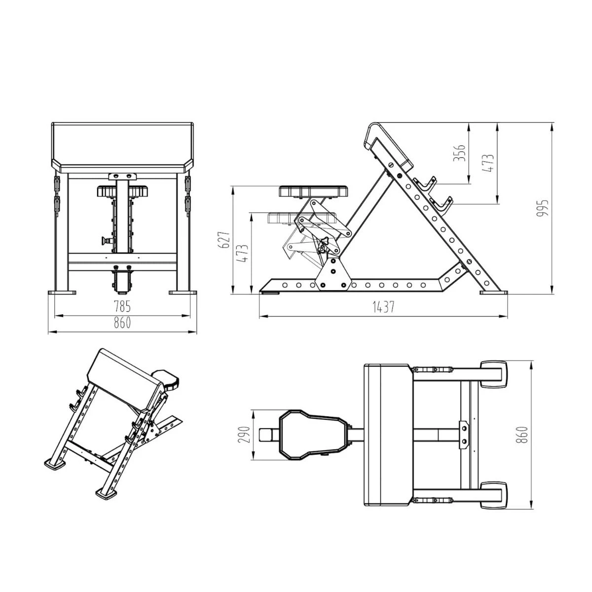Primal Pro Series Seated Preacher Curl Bench 4 Primal Pro Series Seated Preacher Curl Bench - Image 2