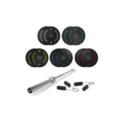 Physical Rubber Competition Bumper Plate Set (170kg)