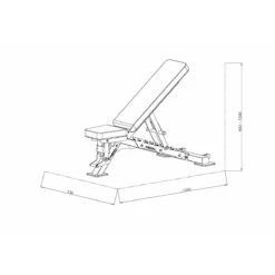 Primal Performance Series Adjustable Bench -Fitness Equipment Store img 24 ps pswb0067 adjbench dimensions opti