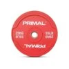Primal Pro Series Coloured Bumper Plates (Single) -Fitness Equipment Store img 24 ps rubbercolourbumpers 25kgred opti