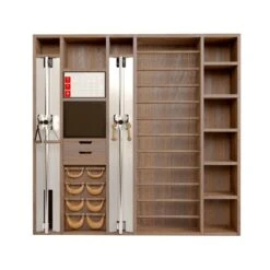 NOHRD Wall - Compact Modular Training System -Fitness Equipment Store img ashwall walnut