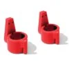 Jordan Olympic Clamp Collars 50mm (Pair) -Fitness Equipment Store img jlocc red