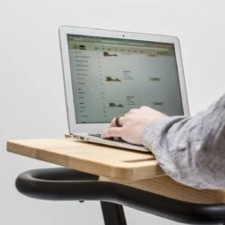 NOHRD Bike - Laptop Tray Desk Attachment 10 NOHRD Bike - Laptop Tray Desk Attachment -Fitness Equipment Store img nohrd bike laptopclose