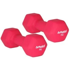 Physical Company Neo-Hex Dumbells Colour-Coded (1kg - 10kg) -Fitness Equipment Store img pn10k 1