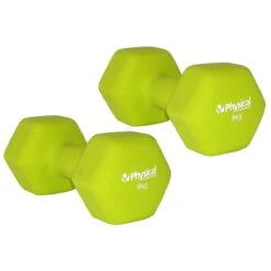 Physical Company Neo-Hex Dumbells Colour-Coded (1kg - 10kg) -Fitness Equipment Store img pn16k 1