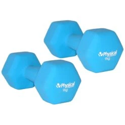 Physical Company Neo-Hex Dumbells Colour-Coded (1kg - 10kg) -Fitness Equipment Store img pn18k 1