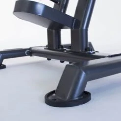 12 X Studio PU Pump Sets & Rack (Carbon Bar / Black Discs) -Fitness Equipment Store img ppr12e footclose