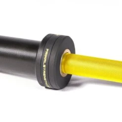 Primal Strength Ceramic Coated (Its Heavy) Dual 8 Needle Olympic Bar -Fitness Equipment Store img psba0025 yellow
