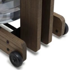 WaterRower Original Series Vintage Oak Rowing Machine - Exclusive -Fitness Equipment Store img wr oak wheels close